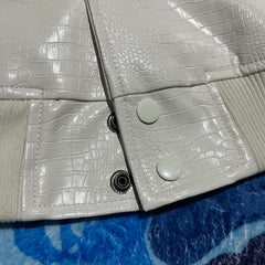 Campera Supreme x Nike Cuero Blanca L