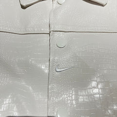 Campera Supreme x Nike Cuero Blanca L