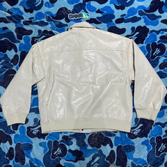 Campera Supreme x Nike Cuero Blanca L