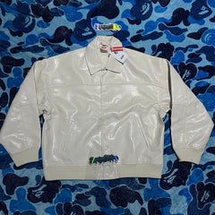 Campera Supreme x Nike Cuero Blanca L