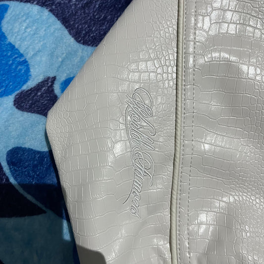 Campera Supreme x Nike Cuero Blanca L