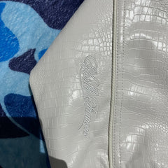 Campera Supreme x Nike Cuero Blanca L