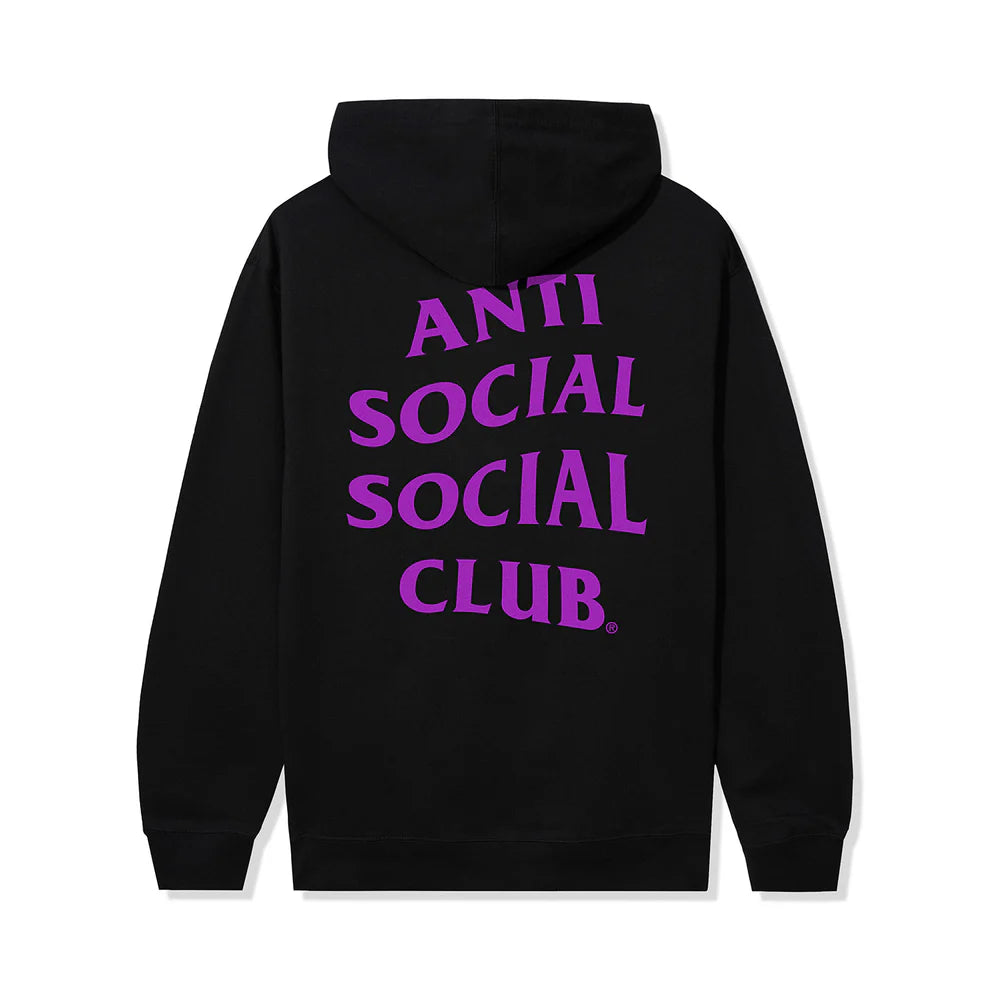 ASSC MIND GAMES HOODIE Black back purple assc