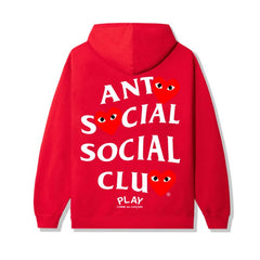 ASSC X COMME des GARCONS Hoodie Red