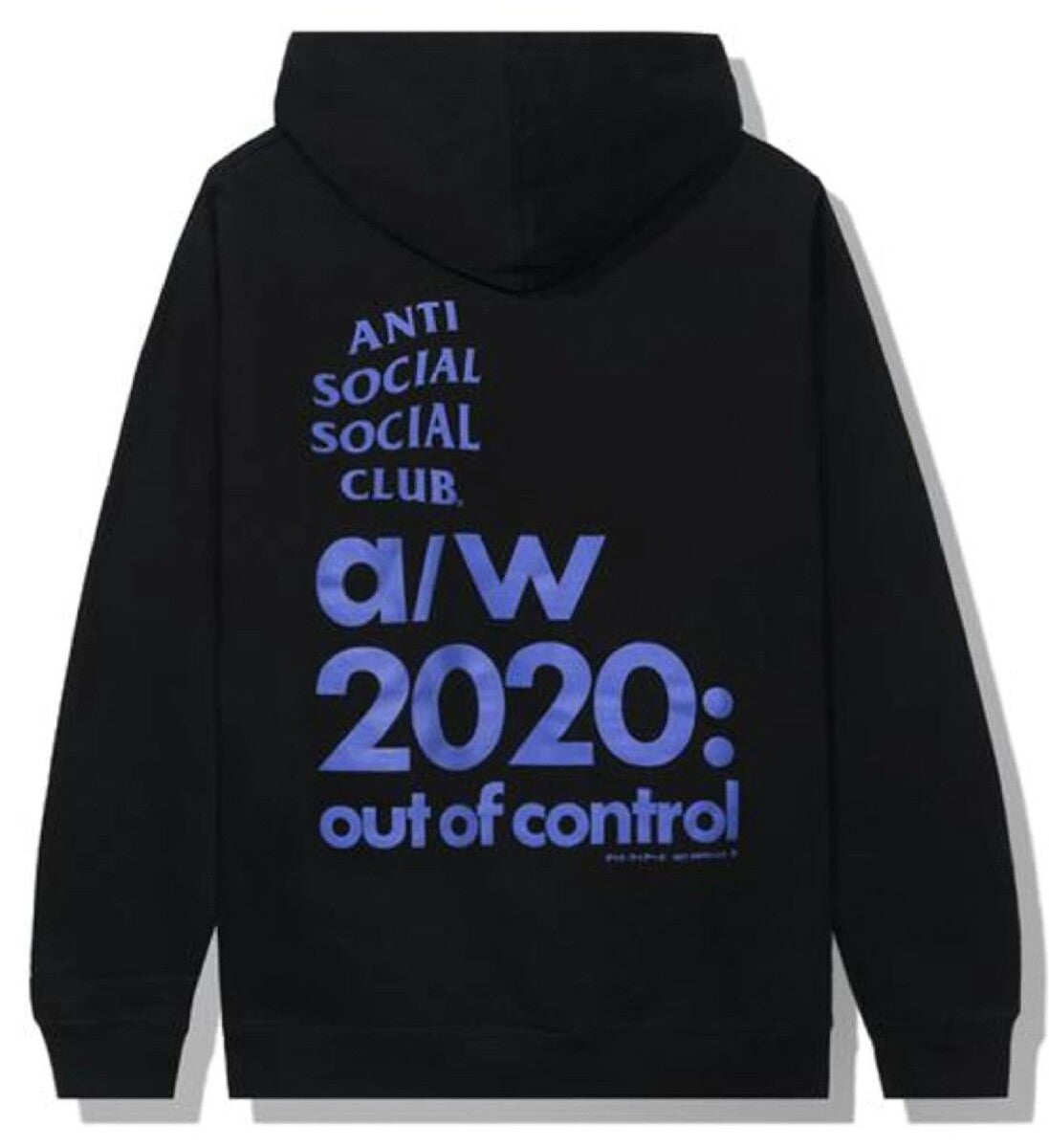 Anti Social Social Club 2020 Hoodie- Black