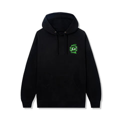 Anti Social Social Club Hoodie Green Precious Petals – Black