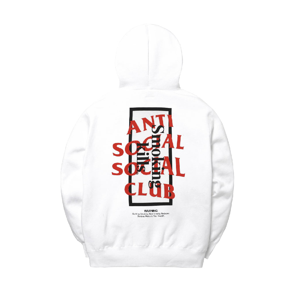 Anti Social Social Club x FR2 Smoking Kills Hoodie – White