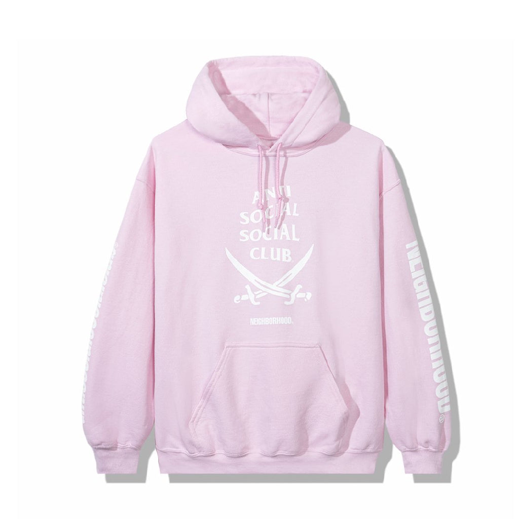 Anti Social Social Club x Neighborhood 6IX Hoodie – Pink