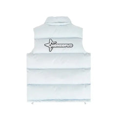 Baby Blue Noneofus Puffer Vest