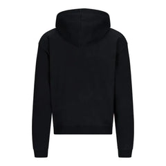 Black Basic NOFS Zipper Hoodie