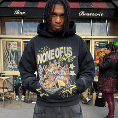 Black NOFS Vintage Hoodie