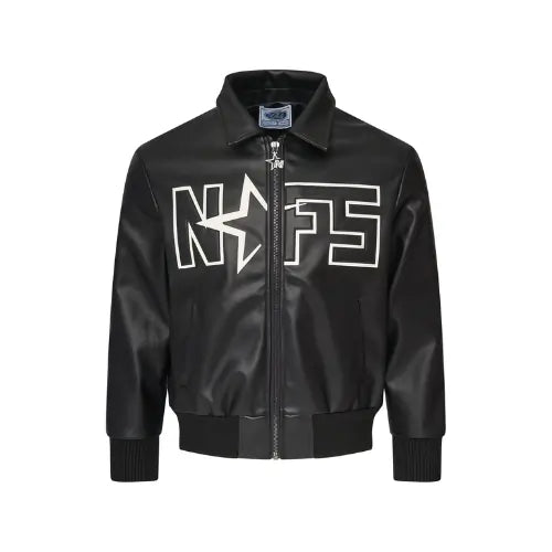 Black Nofs Leather Jacket