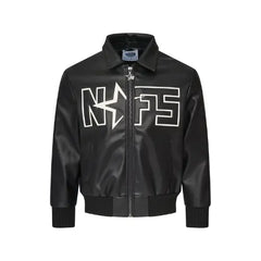 Black Nofs Leather Jacket