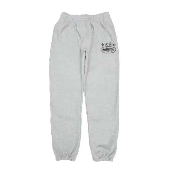 Corteiz 4Starz Alcatraz Sweatpants Gray (2)