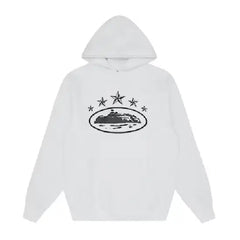 Corteiz 5 Starz Alcatraz Hoodie White (2)