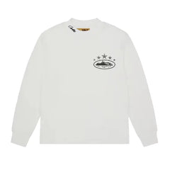 Corteiz 5 Starz Alcatraz Sweatshirt White