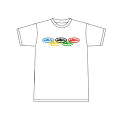 Corteiz Alcatraz Olympic T Shirt White