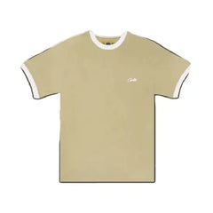 Corteiz Allstarz Ribbed T Shirt In Light Khaki