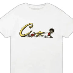 Corteiz Chainsaw T-Shirt White
