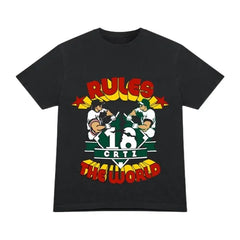 Corteiz Rtw Baseball T Shirt Black