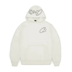 Corteiz Satin C Star Applique Hoodie Off White (2)