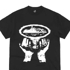 Corteiz Vortex Hands T-Shirt Black