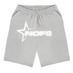 Grey NOFS T-shirt And Shorts Set