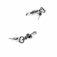 Cross Babyfat Drop Earrings