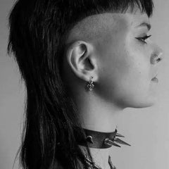 Tiny E CH Plus Drop Earrings