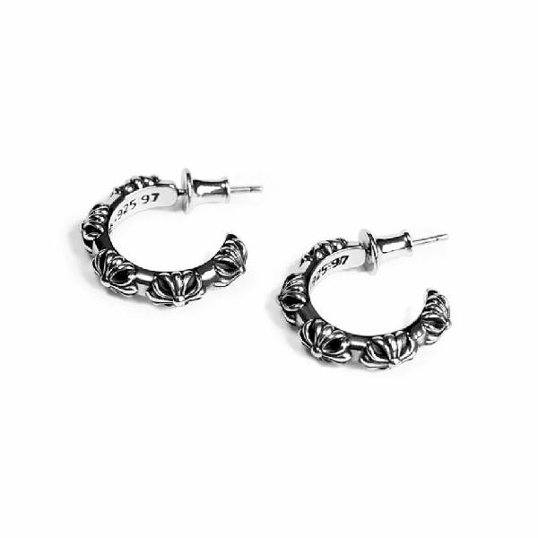 Cross Hoop Earring