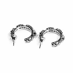 Cross Hoop Earring