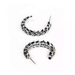 5 Sided Star Hoop Earrings