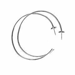 CH Plus Hoop Earring