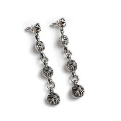 Crossball Three Drop Earring