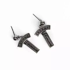 CH Logo Drop Earrings