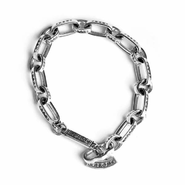 Inscribed Logo Chain Bracelet