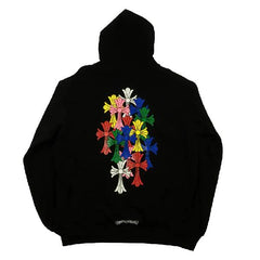 CH Script Multicolor Cross Cemetery Zip Up Hoodie