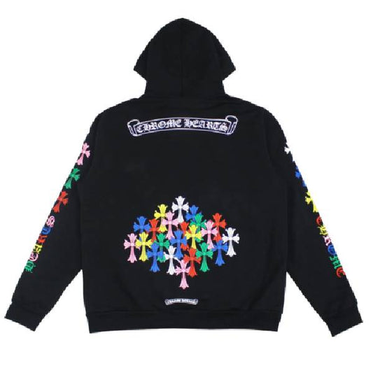 CH Script Multicolor Cemetery Cross Pullover