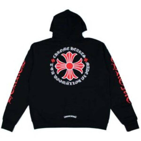 Chrome Hearts Made In Hollywood Plus Cross Zip Up Hoodie