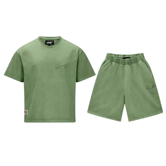 Olive NOFS Basic Shorts Set