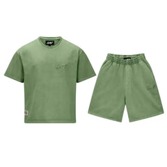 Olive NOFS Basic Shorts Set