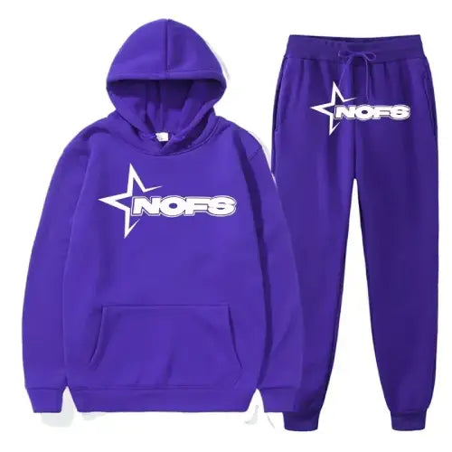 Purple Noneofus Tracksuit