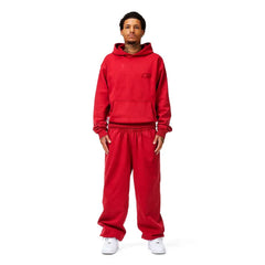 Red Basic NOFS Pullover Hoodie