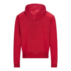 Red Basic NOFS Zipper Hoodie