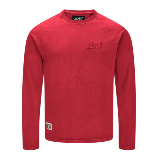 Red NOFS Basic Long Sleeve T-shirt