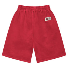 Red NOFS Basic Shorts