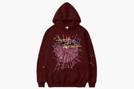 Spider P*NK Web Hoodie  Women for Streetwear Legends