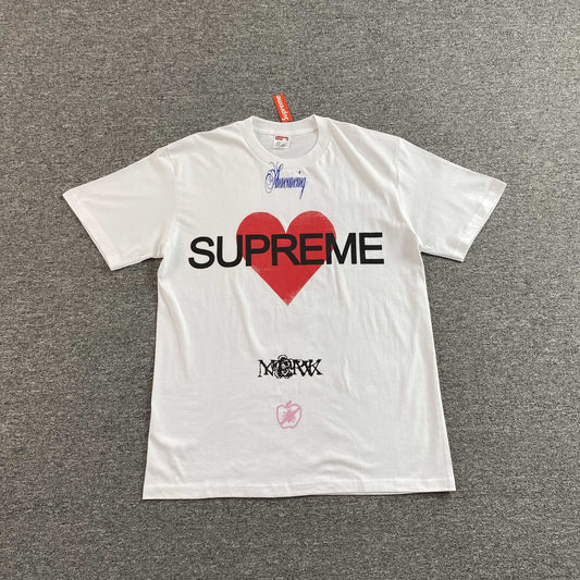 Supreme Announcing Tee White
