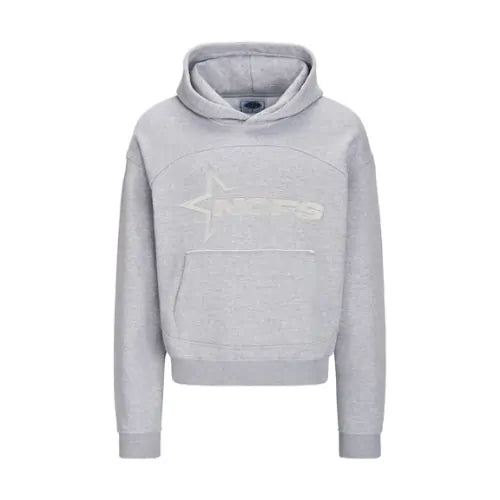 Grey Nofs Tone in Tone Hoodie