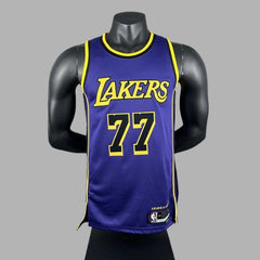 NBA L.A. Lakers Luka Dončić 77# Jersey - Purple